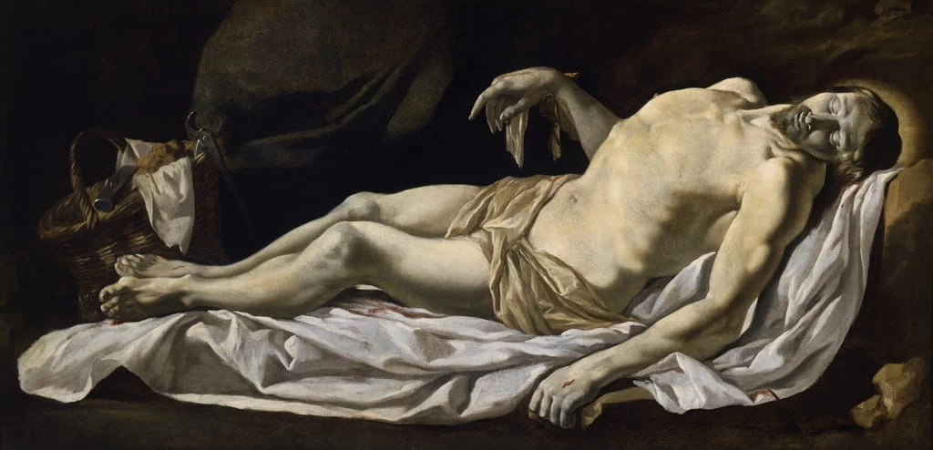 Cristo adagiato sul lenzuolo - Musee des Beaux, Arts, Dijon